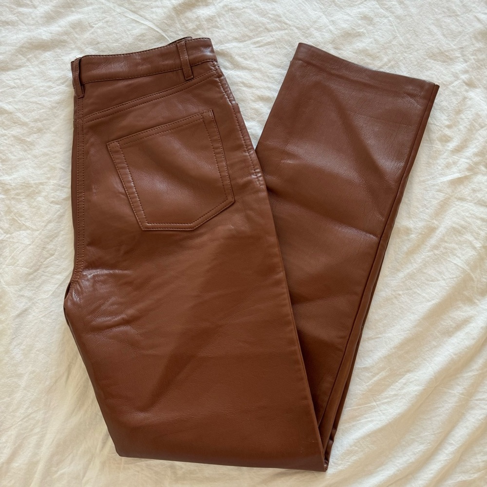 Aritzia Leather Pants